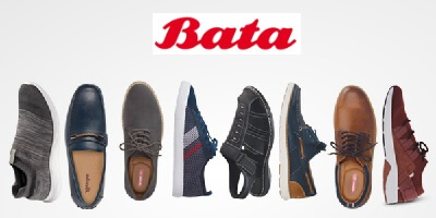 Get up to 70% off <br> on footwears at bata