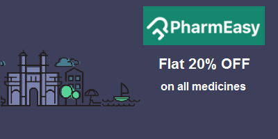 Get 20% off on <br>all medicines at pharmeasy